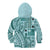 Samoa Tapa Kid Hoodie Siapo Mix Tatau Patterns - Teal LT7 - Polynesian Pride