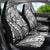 Samoa Tapa Car Seat Cover Siapo Mix Tatau Patterns - White LT7 - Polynesian Pride
