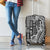 Samoa Tapa Luggage Cover Siapo Mix Tatau Patterns - Black LT7 - Polynesian Pride