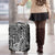 Samoa Tapa Luggage Cover Siapo Mix Tatau Patterns - Black LT7 - Polynesian Pride