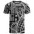 Samoa Tapa T Shirt Siapo Mix Tatau Patterns - Black LT7 Black - Polynesian Pride