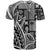 Samoa Tapa T Shirt Siapo Mix Tatau Patterns - Black LT7 - Polynesian Pride