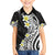 Hawaii Aloha Family Matching Summer Maxi Dress and Hawaiian Shirt Plumeria Vintage - Black LT7 Son's Shirt Black - Polynesian Pride