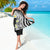 Hawaii Aloha Sarong Plumeria Vintage - Black LT7 - Polynesian Pride