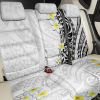 Hawaii Aloha Back Car Seat Cover Plumeria Vintage - White LT7 - Polynesian Pride