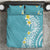 Hawaii Aloha Bedding Set Plumeria Vintage - Turquoise LT7 Turquoise - Polynesian Pride