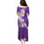Hawaii Aloha Family Matching Puletasi Dress and Hawaiian Shirt Plumeria Vintage - Violet LT7 - Polynesian Pride