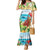 Aloha Honolulu Festival Family Matching Mermaid Dress and Hawaiian Shirt Ukulele By The Shore