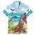 Aloha Honolulu Festival Hawaiian Shirt Ukulele By The Shore