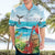Aloha Honolulu Festival Hawaiian Shirt Ukulele By The Shore