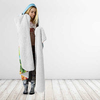 Aloha Honolulu Festival Hooded Blanket Ukulele By The Shore