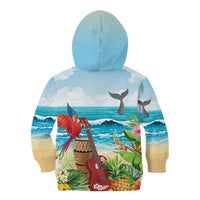Aloha Honolulu Festival Kid Hoodie Ukulele By The Shore