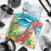 Aloha Honolulu Festival Men Tank Top Ukulele By The Shore