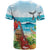 Aloha Honolulu Festival T Shirt Ukulele By The Shore