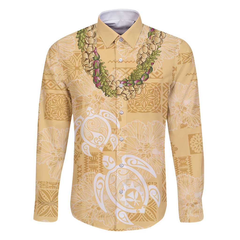 Aloha Honolulu Festival Family Matching Tank Maxi Dress and Hawaiian Shirt Hawaii Kapa Mix Flowers Lei