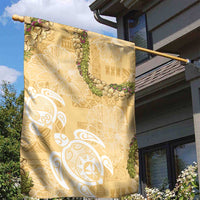 Aloha Honolulu Festival Garden Flag Hawaii Kapa Mix Flowers Lei LT7 - Polynesian Pride