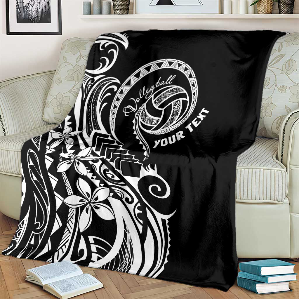 Polynesia Beach Volleyball Personalized Blanket Basic