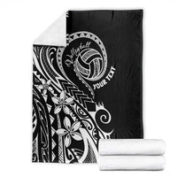 Polynesia Beach Volleyball Personalized Blanket Basic