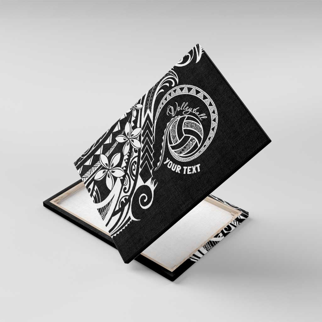 Polynesia Beach Volleyball Personalized Canvas Wall Art Basic