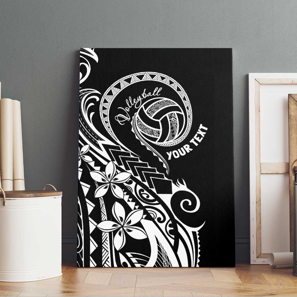 Polynesia Beach Volleyball Personalized Canvas Wall Art Basic