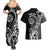 Polynesia Beach Volleyball Personalized Couples Matching Summer Maxi Dress and Hawaiian Shirt Basic