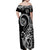 Polynesia Beach Volleyball Personalized Family Matching Off Shoulder Maxi Dress and Hawaiian Shirt Basic