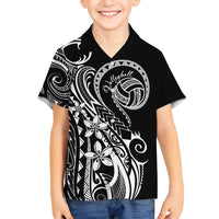 Polynesia Beach Volleyball Personalized Family Matching Tank Maxi Dress and Hawaiian Shirt Basic