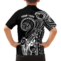 Polynesia Beach Volleyball Personalized Kid Hawaiian Shirt Basic