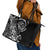 Polynesia Beach Volleyball Personalized Leather Tote Bag Basic