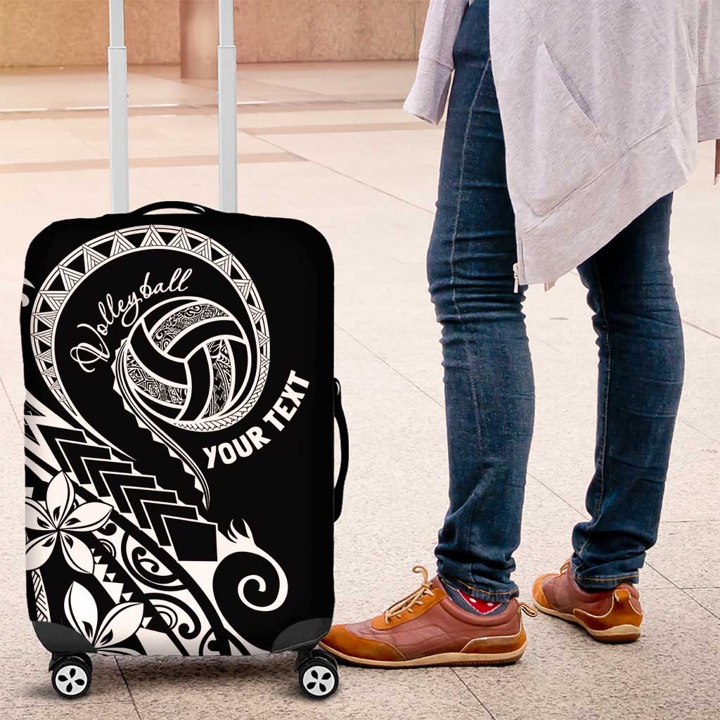 Polynesia Beach Volleyball Personalized Luggage Cover Basic LT7 Black - Polynesian Pride