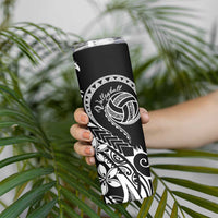 Polynesia Beach Volleyball Personalized Skinny Tumbler Basic