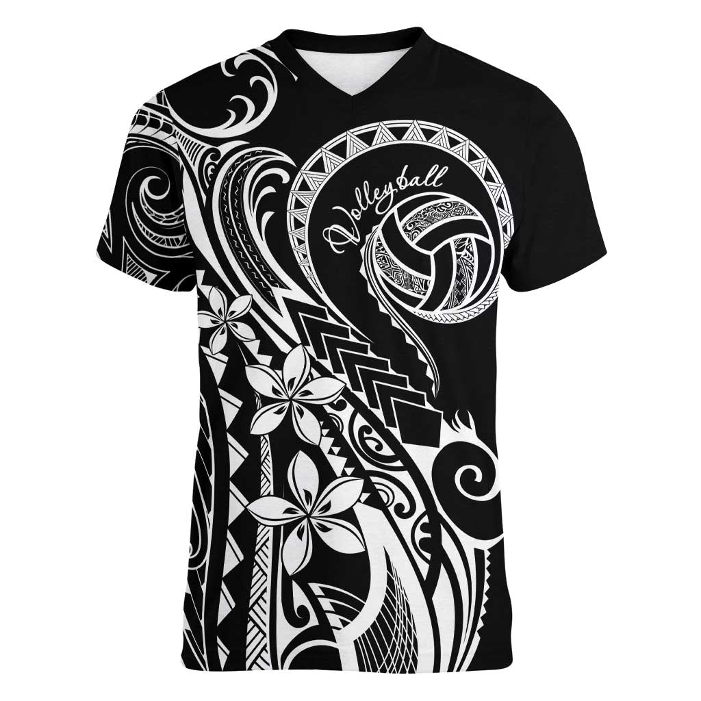 Polynesia Beach Volleyball Personalized Women V-Neck T-Shirt Basic