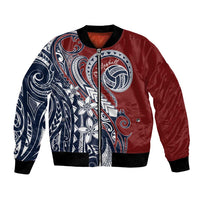 Polynesia Beach Volleyball Personalized Bomber Jacket Special