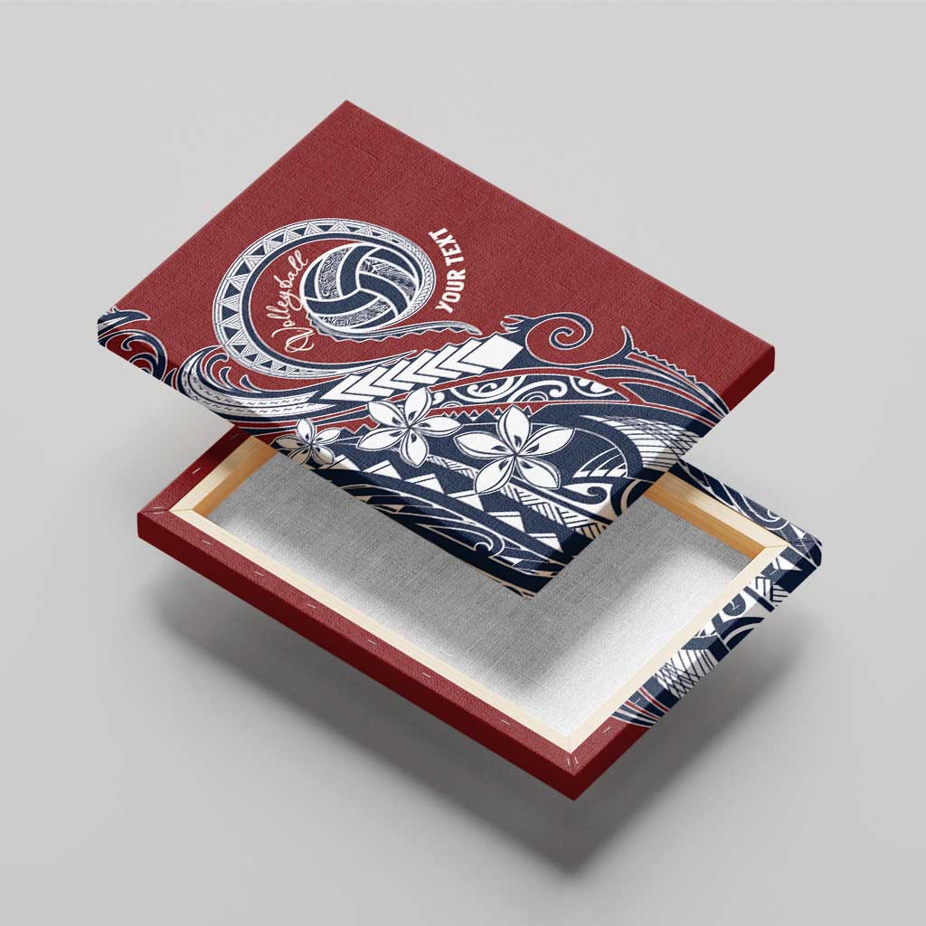 Polynesia Beach Volleyball Personalized Canvas Wall Art Special