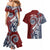 Polynesia Beach Volleyball Personalized Couples Matching Mermaid Dress and Hawaiian Shirt Special