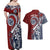 Polynesia Beach Volleyball Personalized Couples Matching Off Shoulder Maxi Dress and Hawaiian Shirt Special