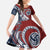 Polynesia Beach Volleyball Personalized Family Matching Off The Shoulder Long Sleeve Dress and Hawaiian Shirt Special