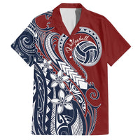 Polynesia Beach Volleyball Personalized Family Matching Puletasi and Hawaiian Shirt Special