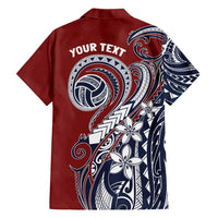 Polynesia Beach Volleyball Personalized Family Matching Puletasi and Hawaiian Shirt Special
