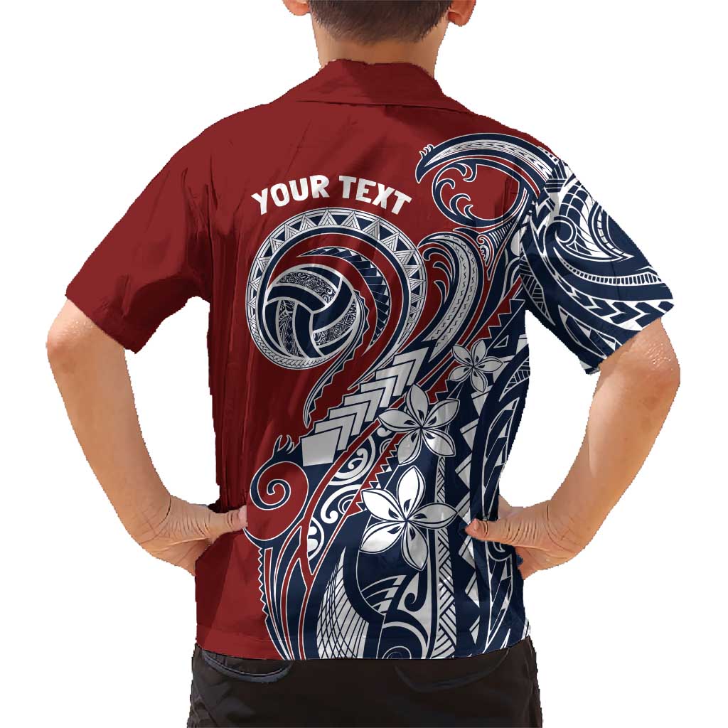 Polynesia Beach Volleyball Personalized Kid Hawaiian Shirt Special