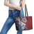 Polynesia Beach Volleyball Personalized Leather Tote Bag Special