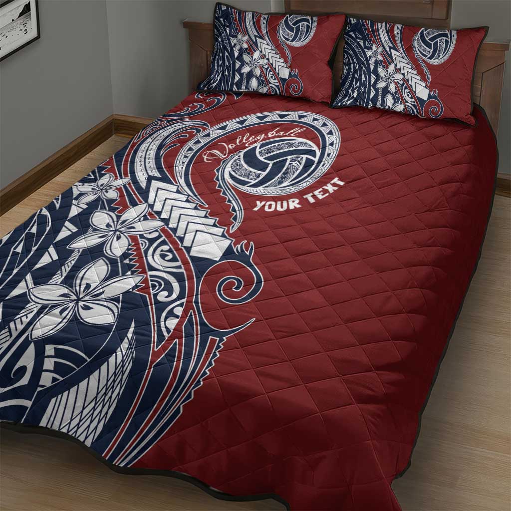 Polynesia Beach Volleyball Personalized Quilt Bed Set Special