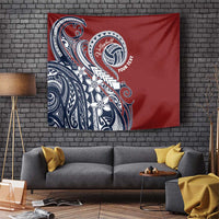 Polynesia Beach Volleyball Personalized Tapestry Special