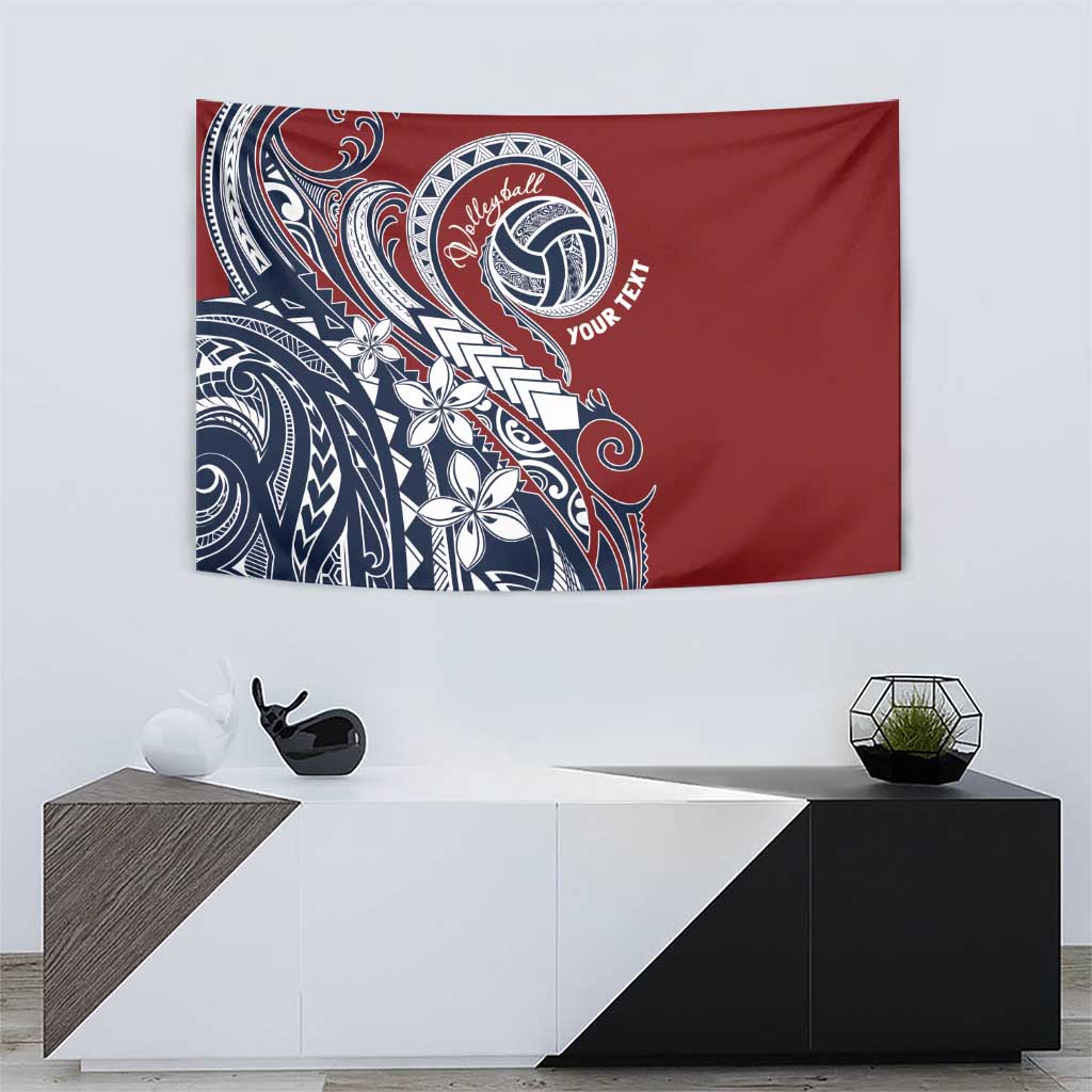 Polynesia Beach Volleyball Personalized Tapestry Special