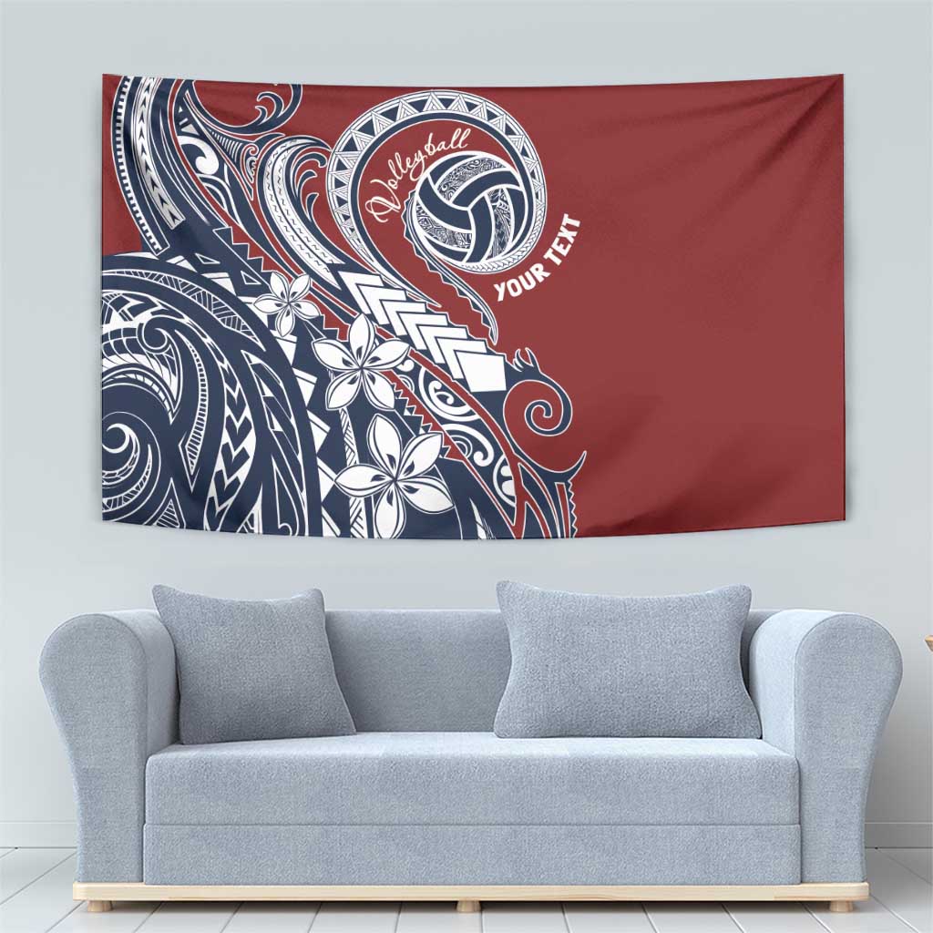 Polynesia Beach Volleyball Personalized Tapestry Special