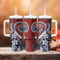 Polynesia Beach Volleyball Personalized Tumbler With Handle Special