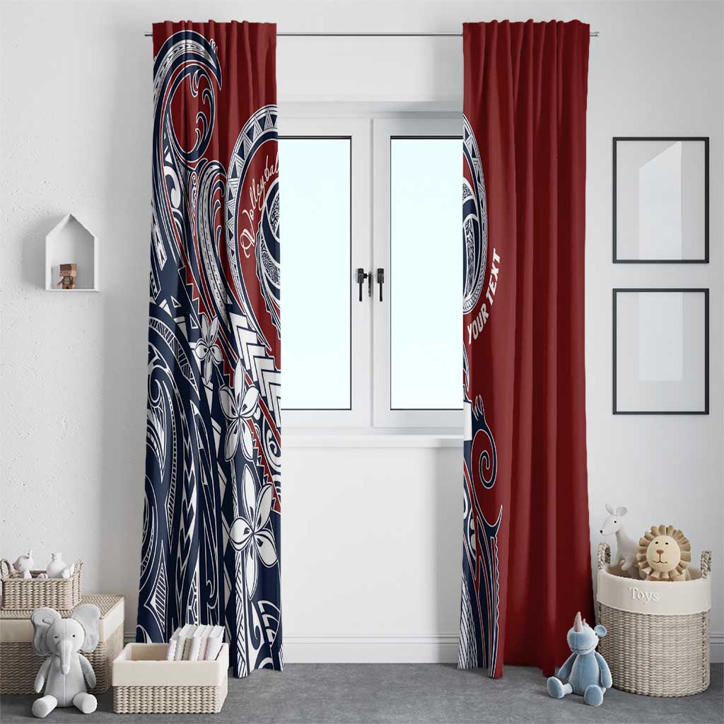 Polynesia Beach Volleyball Personalized Window Curtain Special