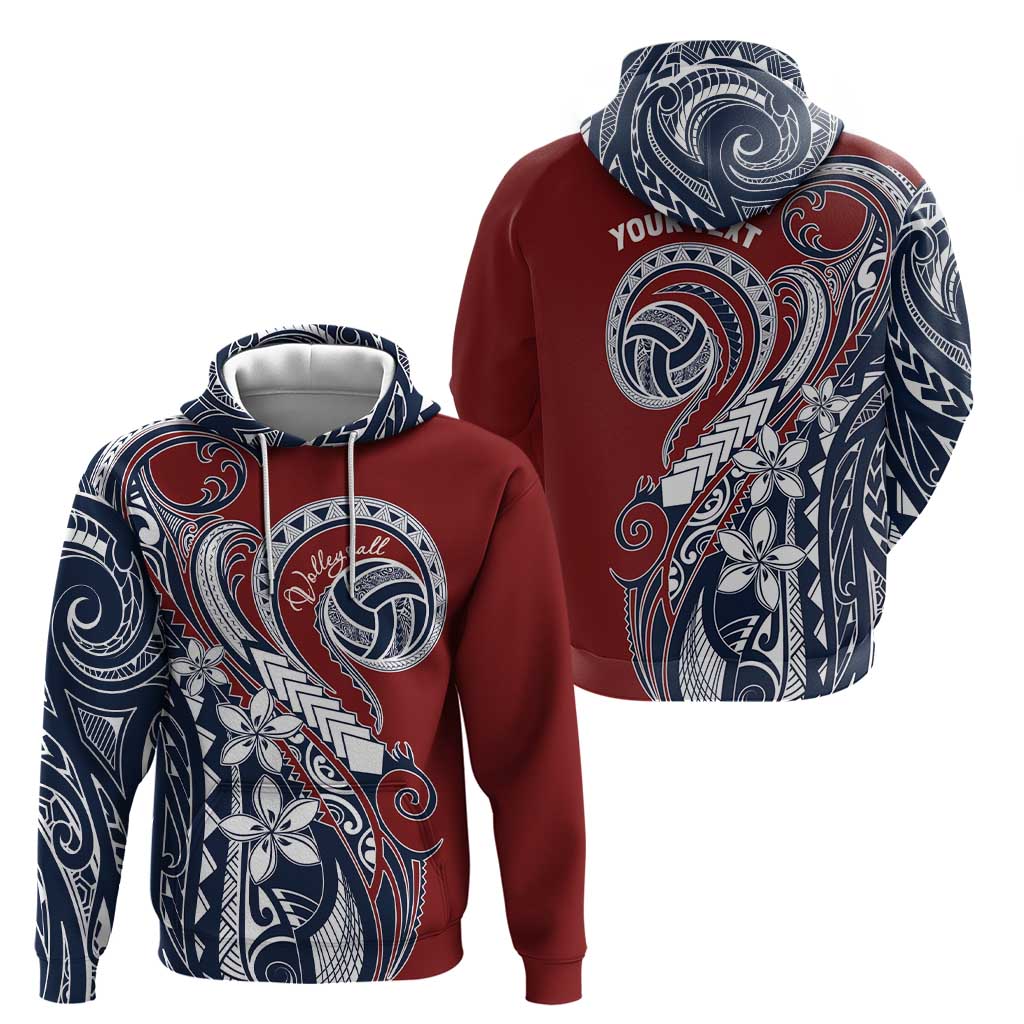 Polynesia Beach Volleyball Personalized Zip Hoodie Special