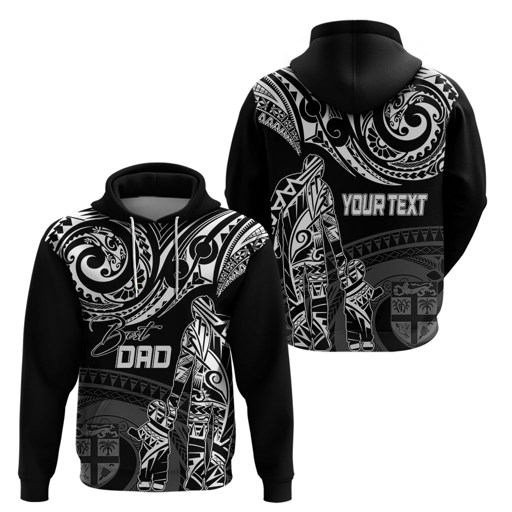 Custom Fathers Day Fiji Hoodie Polynesian Dad & Kid LT7 - Polynesian Pride