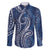 Polynesia Plumeria Lei Family Matching Summer Maxi Dress and Hawaiian Shirt Navy Blue Curves Motif